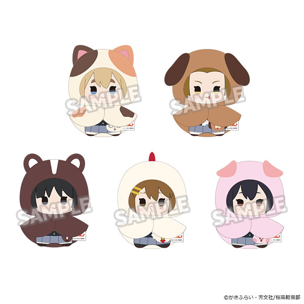 けいおん！ ふわ雨シリーズ トレーディングぬいぐるみストラップ 5個入りBOX[グッドスマイルモーメント]《１１月予約》