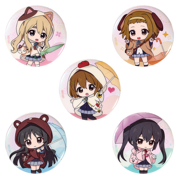 けいおん！ ふわ雨シリーズ トレーディング缶バッジ 5個入りBOX