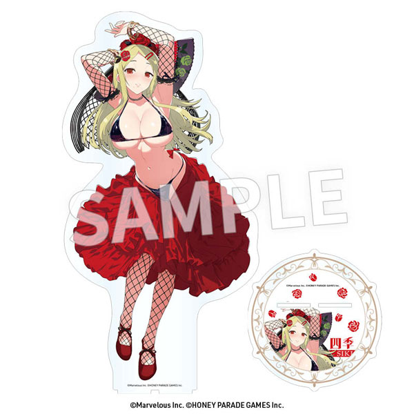閃乱カグラ アクリルメガフィギュア 四季(フラメンコ風水着)[デイプロ