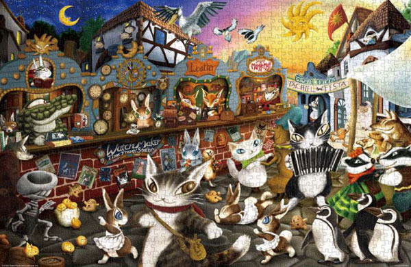 ジグソーパズル わちふぃーるど 陽だまりと月夜のタシルフェスタ 1000