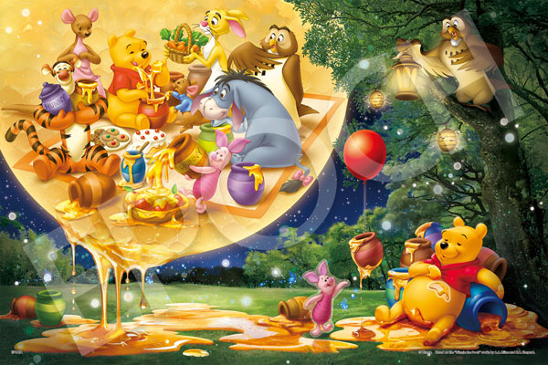 ジグソーパズル Winnie the pooh -Moonlight Honey- (くまのプーさん