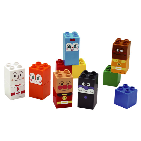 Go for it! Anpanman Anpanman and Friends Block Set (Resale) [Bandai]《July Reservation》