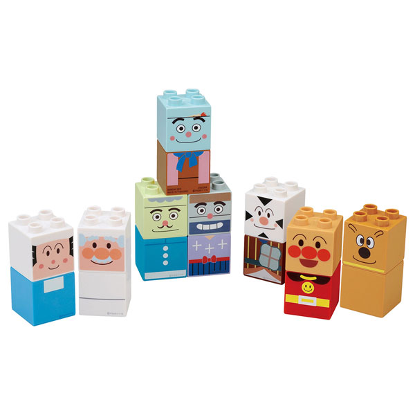 Go for it! Anpanman Anpanman and Friends Block Set (Resale) [Bandai]《July Reservation》