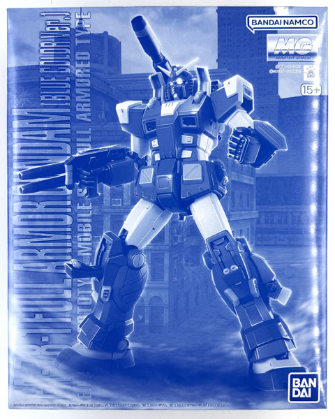 中古】(本体A-/箱B)MG 1/100 フルアーマーガンダム (ブルーカラーVer