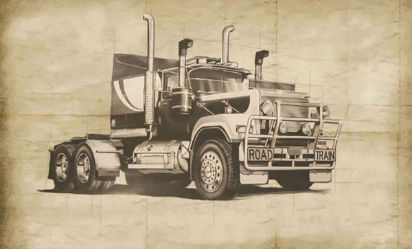 1/24 ブラックサンダー オーストラリアン トラック プラモデル[イタレリ]《０７月仮予約》