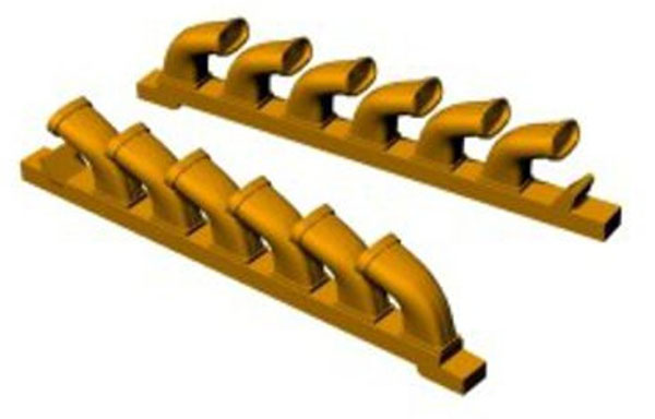 1/72 アビア S.199/CS.199 排気管 (エデュアルド用)[LFモデル]《０５月予約》