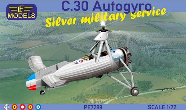 1/72 シエルバ C.30 オートジャイロ “銀翼軍用機” プラモデル[LFモデル]《０５月予約》