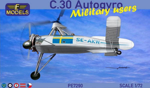 1/72 シエルバ C.30 オートジャイロ “軍用機” プラモデル[LFモデル]《０５月予約》