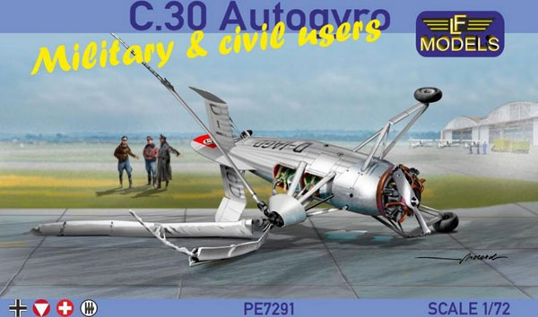1/72 シエルバ C.30 オートジャイロ “軍民両用” プラモデル[LFモデル]《０５月予約》