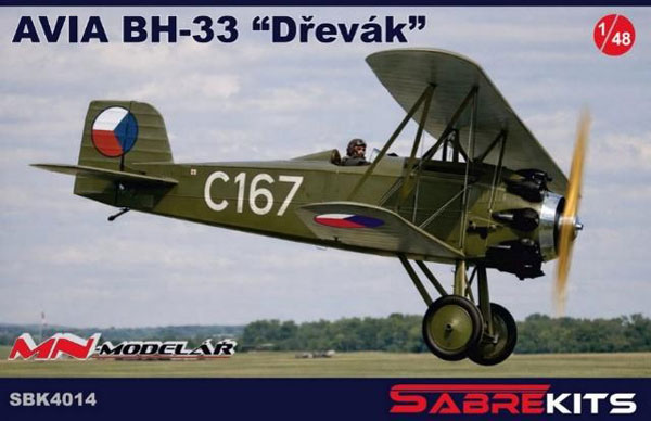 1/48 アビア BH-33 戦闘機 “木靴” チェコスロバキア/ベルギー プラモデル[セイバーキッツ]《０６月予約》