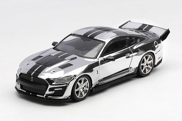 1/64 シェルビー GT500 ドラゴンスネーク コンセプト クロムシルバー(左ハンドル)[MINI GT]《１０月予約》