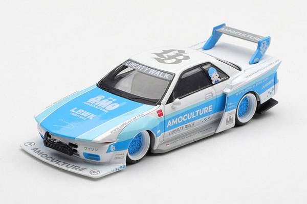 1/64 Nissan スカイライン GT-R R32 LBWK Kaido Works AMOCULTURE(右ハンドル)[MINI GT]《１０月予約》
