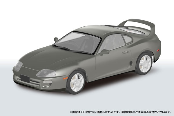 楽プラ スナップカー No.08-GG JZA80 スープラ 1996 グレイッシュグリーンマイカメタリック プラモデル[アオシマ]《０９月予約》