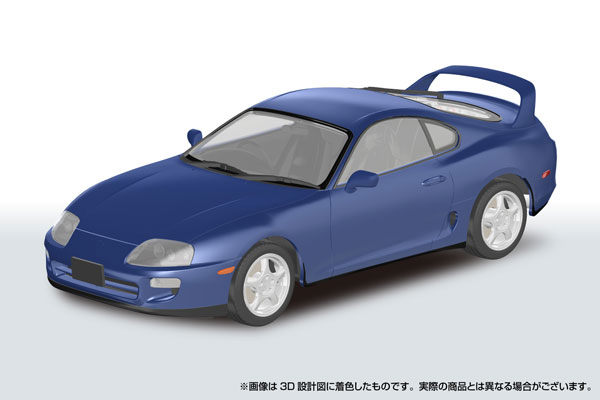 楽プラ スナップカー No.08-BM JZA80 スープラ 1996 ブルーマイカメタリック プラモデル[アオシマ]《０９月予約》