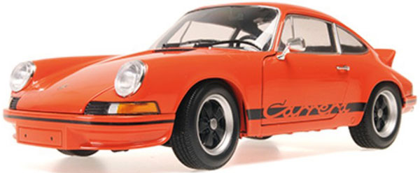 1/18 ポルシェ 911 カレラ RS 1972 オレンジ/ブラックデザインロゴ