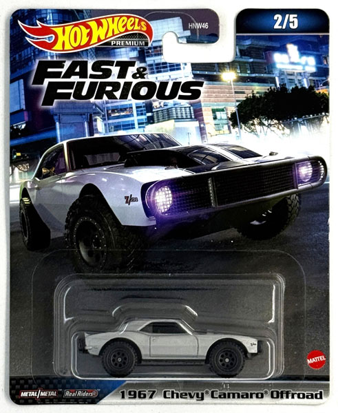 【中古】(本体A/箱B)1/64 Hot Wheels 1967 シェビー カマロ オフロード[マテル]《発売済・在庫品》