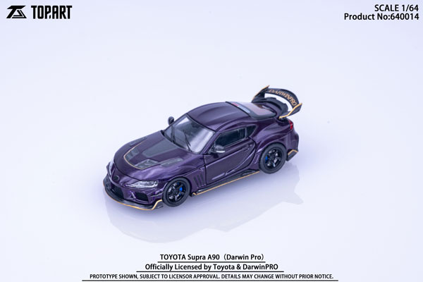 1/64 トヨタ スープラ A90 Darwin Pro Widebody Version パープル[Top