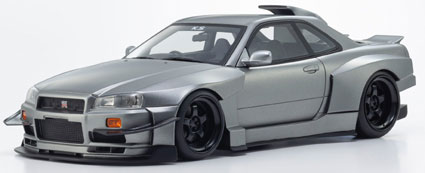 KYOSHOオリジナル 1/18 samurai シリーズ 日産 スカイライン GT-R (R34