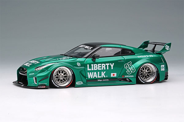 1/43 LBシルエットワークスGT 35GT-RR キャンディグリーン[メイク
