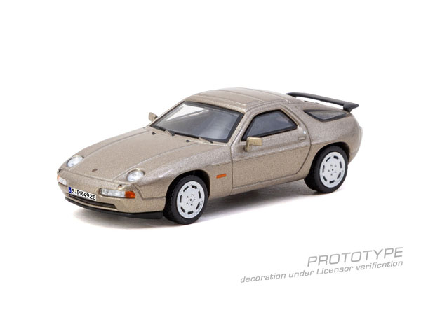 1/64 Porsche 928 S4 Platinum Metallic (ペーパーボックス)[Tarmac Works]《１０月仮予約》