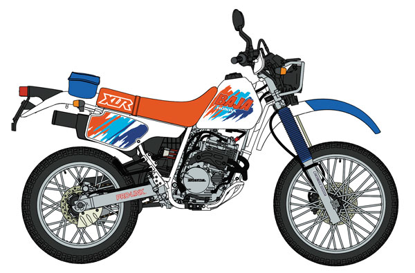1/12 ホンダ XLR BAJA (MD22) (1992) プラモデル[ハセガワ]《０８月予約》