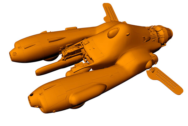1/20 反重力装甲戦闘機 Pkf.85 ファルケ “グリフォンエッグ(G EGG)” プラモデル[ハセガワ]《０９月予約》