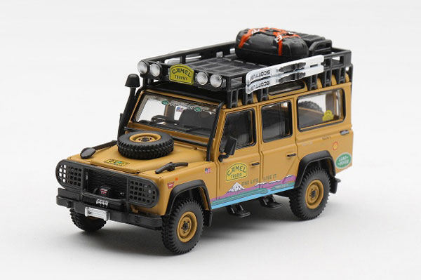1/64 ランドローバー ディフェンダー 110 ティエラ・デル・フエゴ 1998 CT.10 USA(右ハンドル)[MINI GT]《１０月予約》
