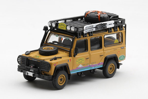 1/64 ランドローバー ディフェンダー 110 ティエラ・デル・フエゴ 1998 CT.36 Romania(右ハンドル)[MINI GT]《１１月予約》