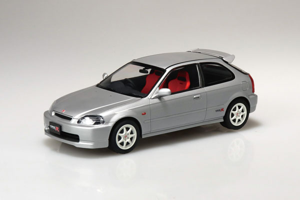 楽プラ スナップカー No.09-VS EK9 シビック タイプR 1997 ボーグシルバーメタリック プラモデル[アオシマ]《１０月予約》