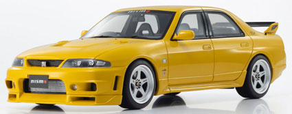 KYOSHOオリジナル 1/18 samurai シリーズ 日産 スカイライン GT-R オーテックバージョン チューンド by ニスモ (イエロー)[京商]【送料無料】《０８月仮予約》