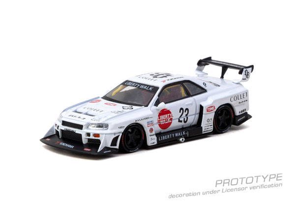 1/64 LB-ER34 Super Silhouette SKYLINE White[Tarmac Works]《10月