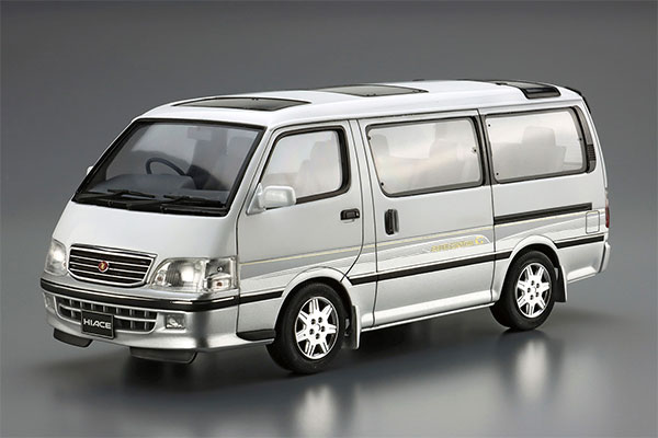 ザ☆モデルカー No.133 1/24 トヨタ KZH100G ハイエーススーパーカスタムG ’99 プラモデル[アオシマ]《１０月予約》