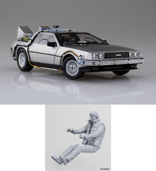 ムービーメカ No.BT-05 1/24 バック・トゥ・ザ・フューチャー PartI タイムマシン フィギュア付き プラモデル[アオシマ]《０９月予約》