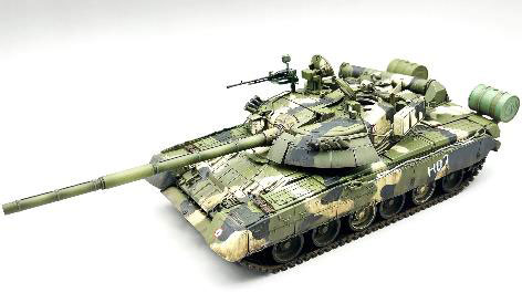 1/35 T-80U主力戦車 (フルインテリア) プラモデル[アミュージング
