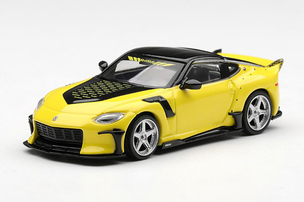 1/64 Nissan Z Veilside FFZ400 イカズチイエロー(左ハンドル)[MINI GT]《１０月予約》