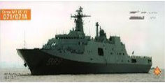 1/700 中国海軍 071/071A型 揚陸艦 プラモデル（再販）[ドリームモデル]《０８月予約》