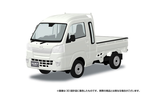 楽プラ スナップキット No.29-WE ダイハツ S500P ハイゼット トラック ジャンボ (ホワイト) プラモデル[アオシマ]《１０月予約》