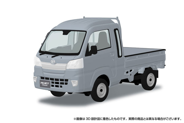 楽プラ スナップキット No.29-BS ダイハツ S500P ハイゼット トラック ジャンボ (ブライトシルバーメタリック) プラモデル[アオシマ]《１０月予約》