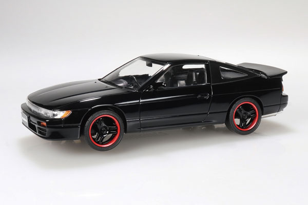 楽プラ スナップキット No.27CU-BK ニッサン シルエイティ カスタム(ブラック) プラモデル[アオシマ]《１０月予約》