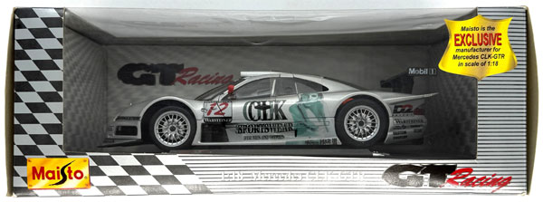 1/18 メルセデスベンツ CLK-GTR WARSTEINER No.12 シルバー