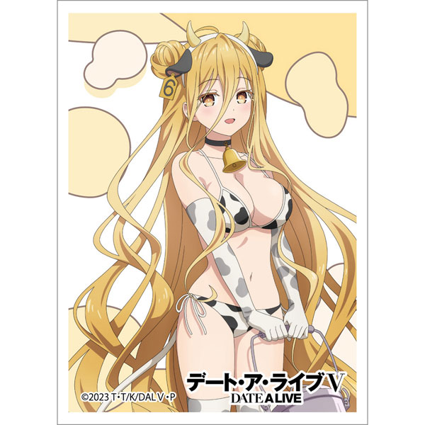 デート・ア・ライブ　カーテン魂キャラクタースリーブ　ブシロードスリーブ デート・ア・ライブV 描き下ろしスリーブ(星宮六喰/牛柄水着) パック