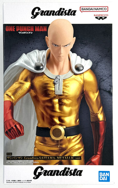 中古】(本体A/箱B)ワンパンマン Grandista-SAITAMA- METALLIC ver