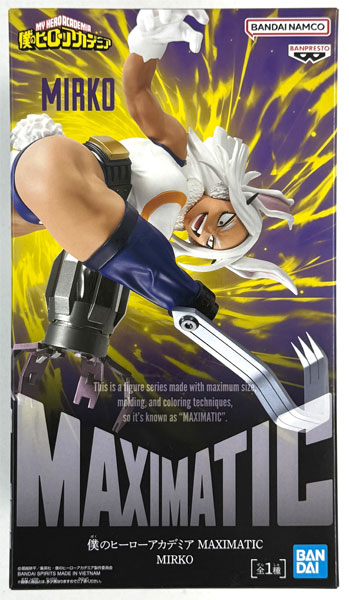 【中古】(本体A/箱B)僕のヒーローアカデミア MAXIMATIC MIRKO (プライズ)[BANDAI SPIRITS]《発売済・在庫品》