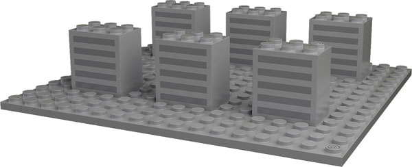 BRICKROID ビルA+ベースセット BRICKROID ビルA+ベースセット