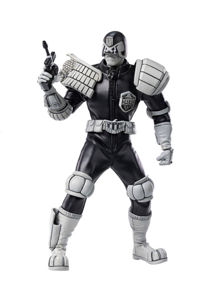 ジャッジ・ドレッド 1/12 アクションフィギュア ブラック＆ホワイト