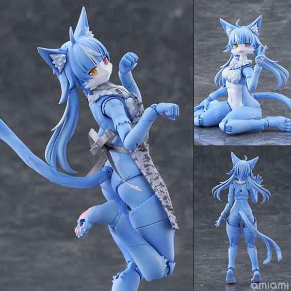 けもプラ No.KP-04R SP おまねこ with 抱き枕 プラモデル[アオシマ