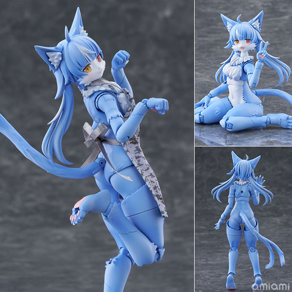けもプラ No.KP-04R おまねこ プラモデル[アオシマ]《12月予約》