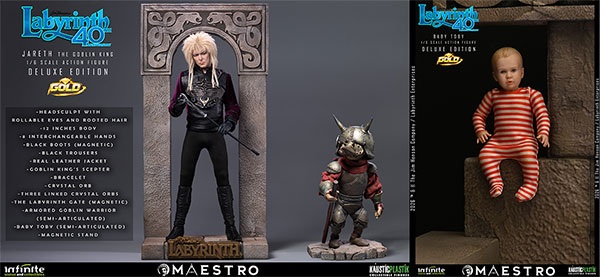 ラビリンス/ ジャレス ザ・ゴブリンキング 1/6 アクションフィギュア DELUXE GOLD ed. ラビリンス/ ジャレス ザ・ゴブリンキング 1/6 アクションフィギュア DELUXE GOLD ed.