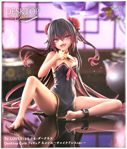 【中古】(本体A/箱B)To LOVEる-とらぶる-ダークネス Desktop Cute フィギュア ネメシス～チャイナドレスver.～ (プライズ)[タイトー]《発売済・在庫品》