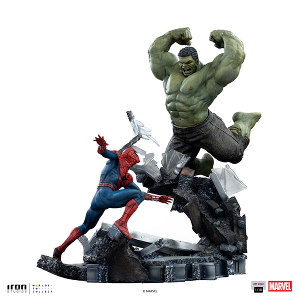 マーベル』アートスケール 1/10 スパイダーマン vs ハルク[アイアン